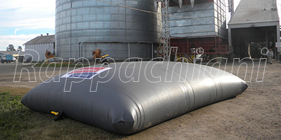 Tanque bolsa para almacenamiento de agua en agroindustria y ganadería. 